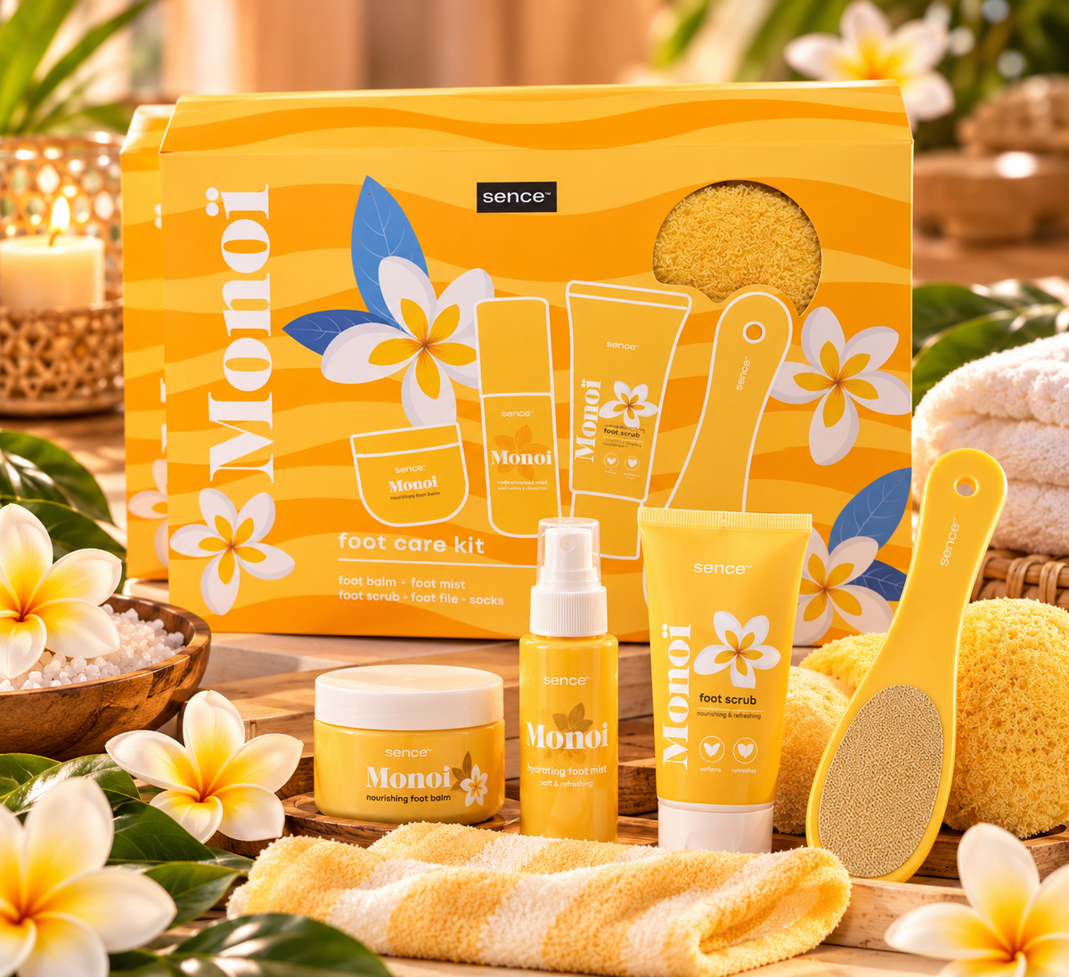 Coffret Cadeau Monoï – Kit Soin