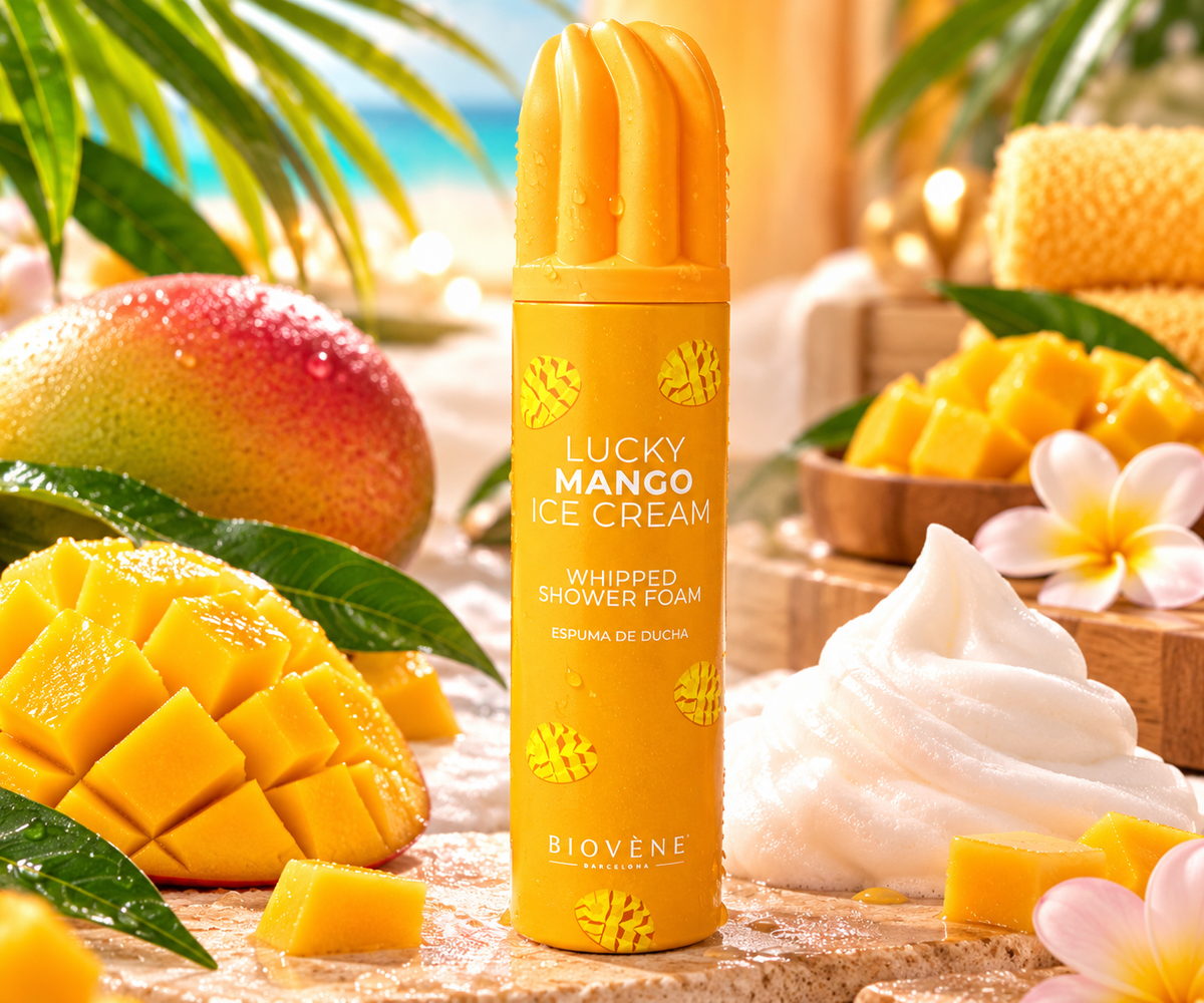 Mousse de Douche Fouettée Lucky Mango Ice Cream – Biovène Barcelona