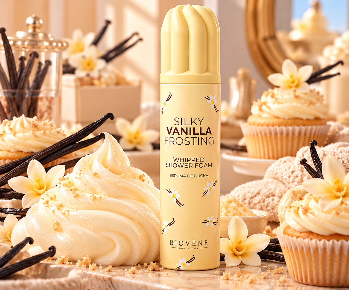 Mousse de Douche Fouettée Vanilla – Biovène Barcelona