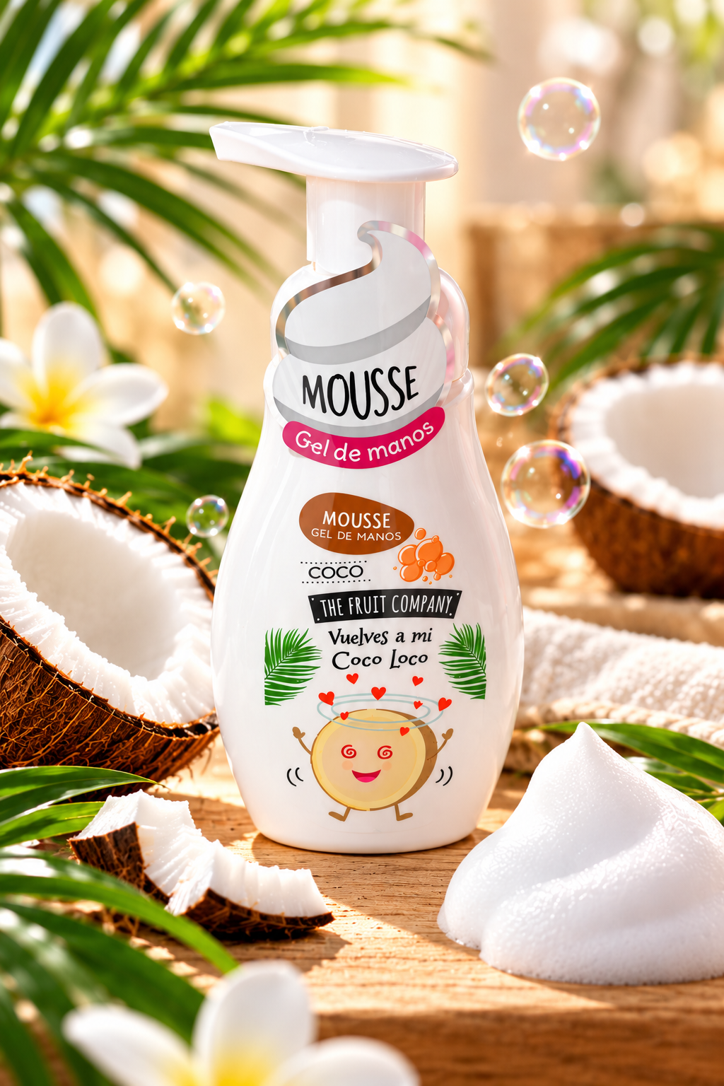 Mousse Lavante pour les Mains à la Noix de Coco – The Fruit Company