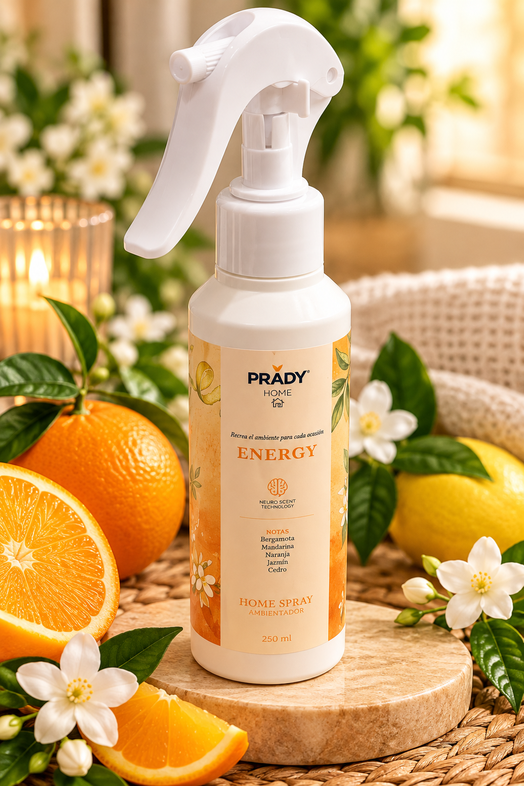 Spray d’Ambiance ENERGY – PRADY HOME – 250 ml