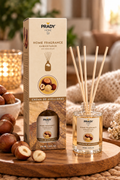 Diffuseur de Parfum Mikado Crème de Noisette – PRADY HOME – 100 ml 🤎