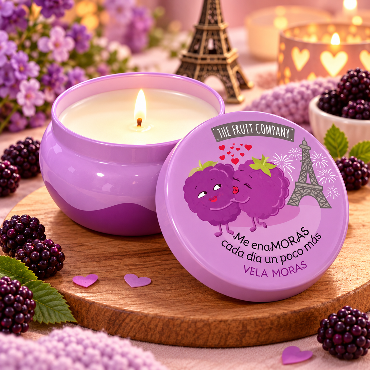 Bougie Parfumée aux Mûres