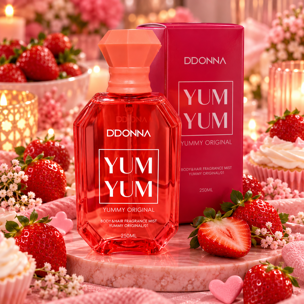 Brume Parfumée Corps & Cheveux YUM YUM Original – DDONNA – 250 ml