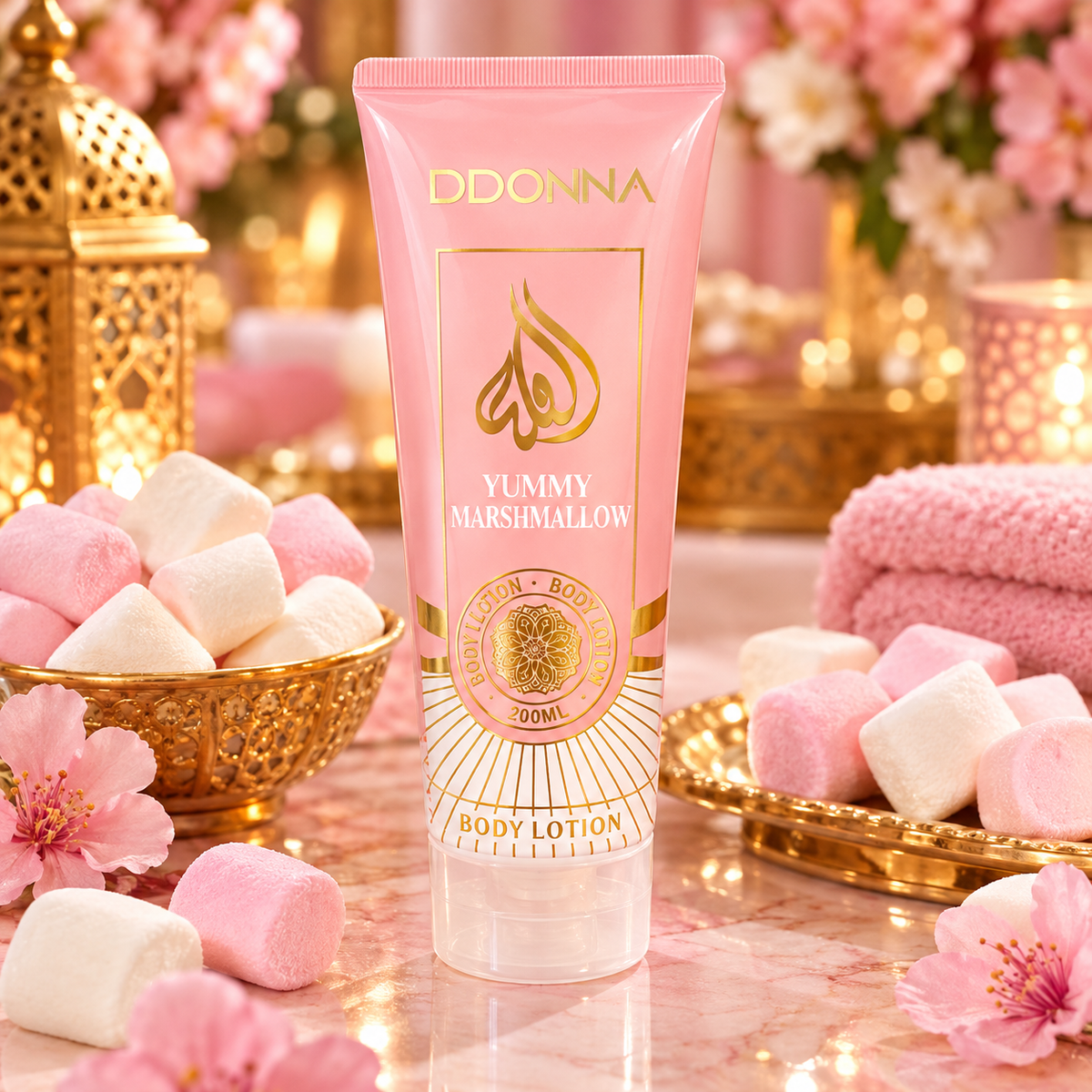 Lait Corps Parfumé Yummy Marshmallow – DDONNA – 200 ml