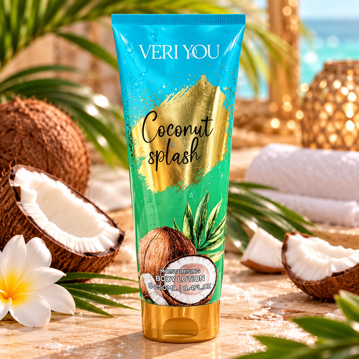 Lait Corps Hydratant Coconut Splash – Veri You – 250 ml