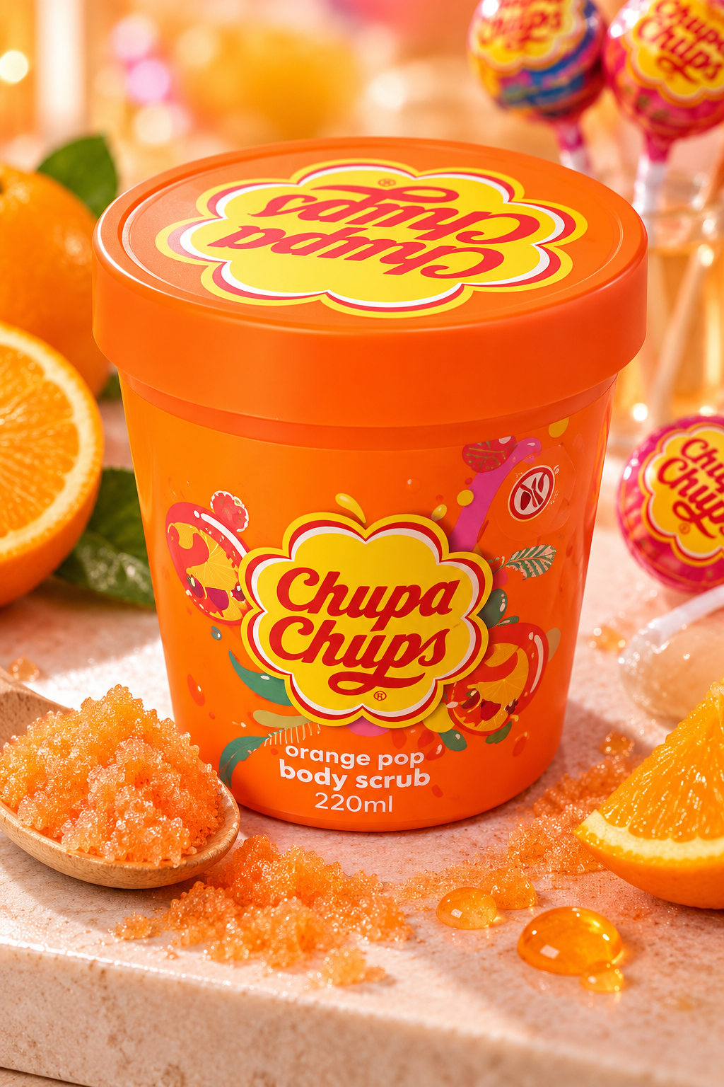 Gommage Corps Chupa Chups Orange Pop – 220 ml