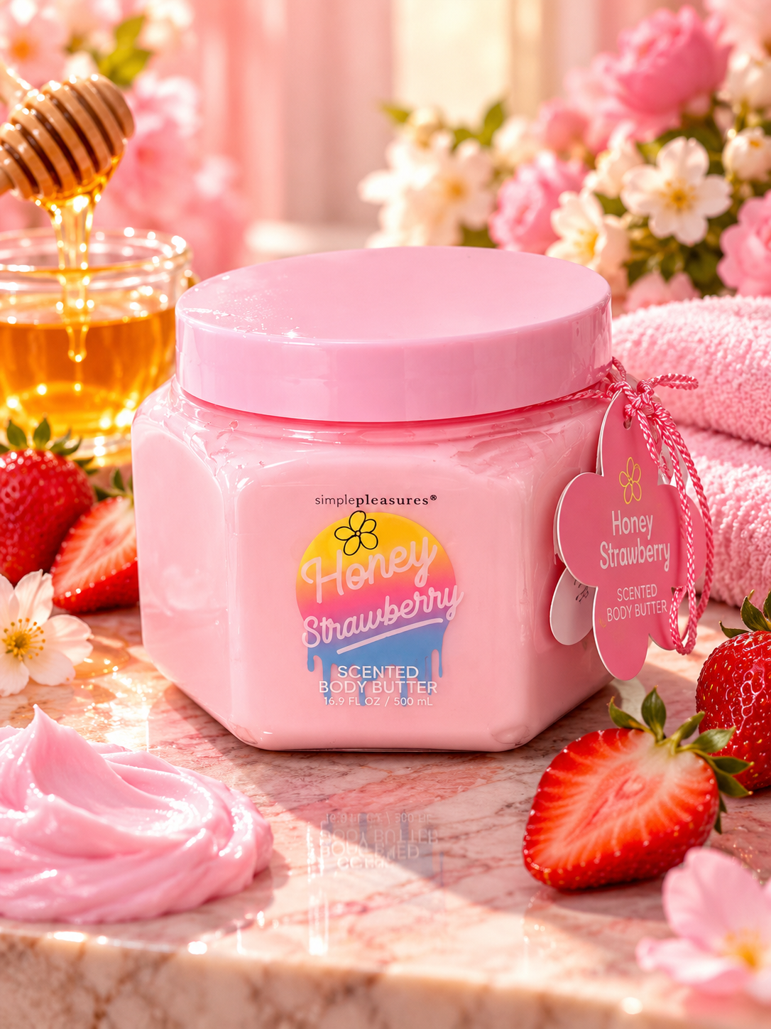 Beurre Corporel  Fraise & Miel
