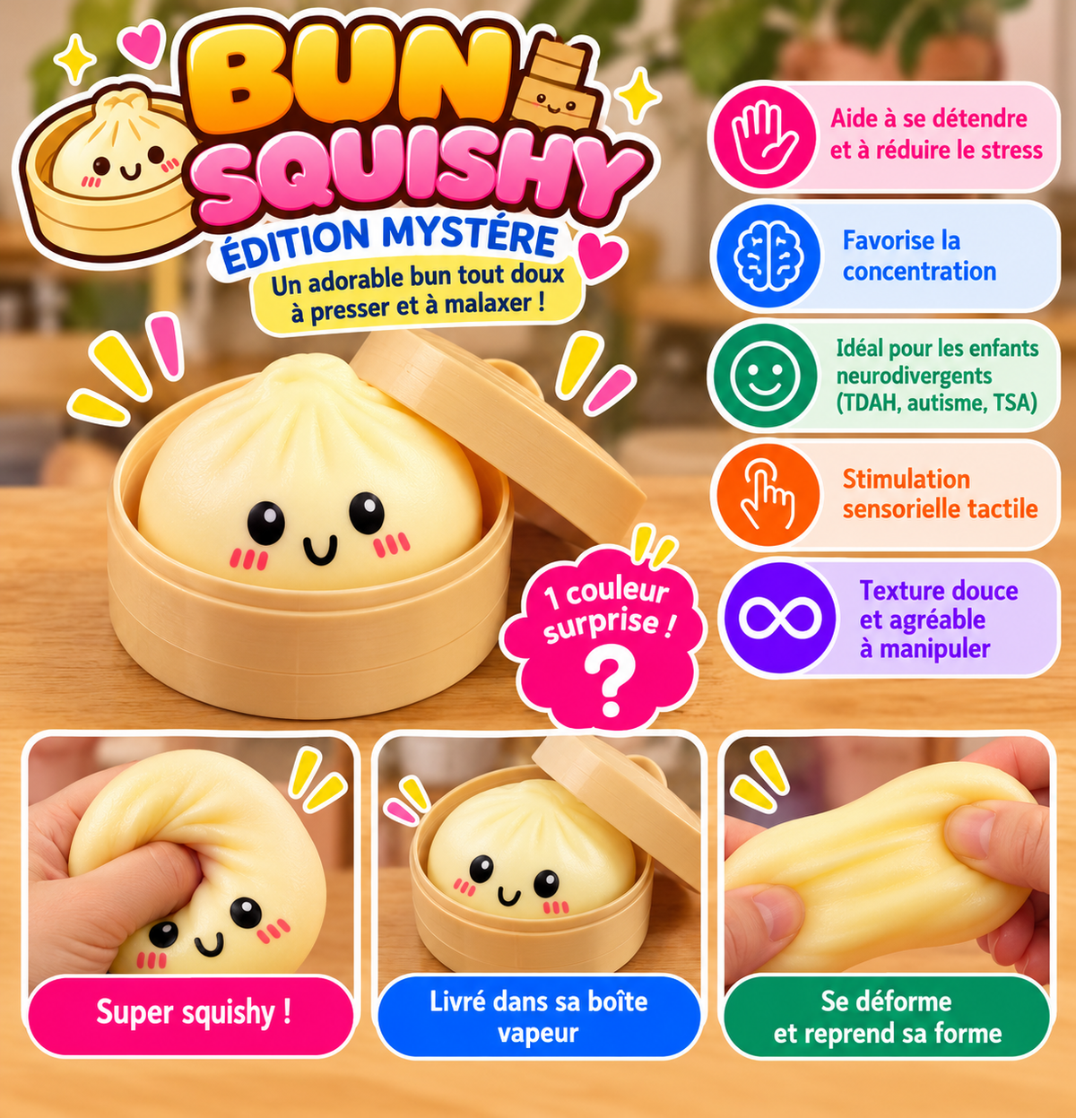 BUN SQUISHY MYSTÈRE