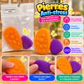 Lot de 2 pierres sensorielles anti-stress
